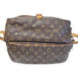 Louis Vuitton Monogram Saumur 35  Canvas Leather Shoulder Bag