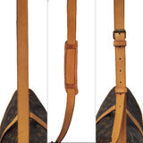 Louis Vuitton Monogram Saumur 35  Canvas Leather Shoulder Bag
