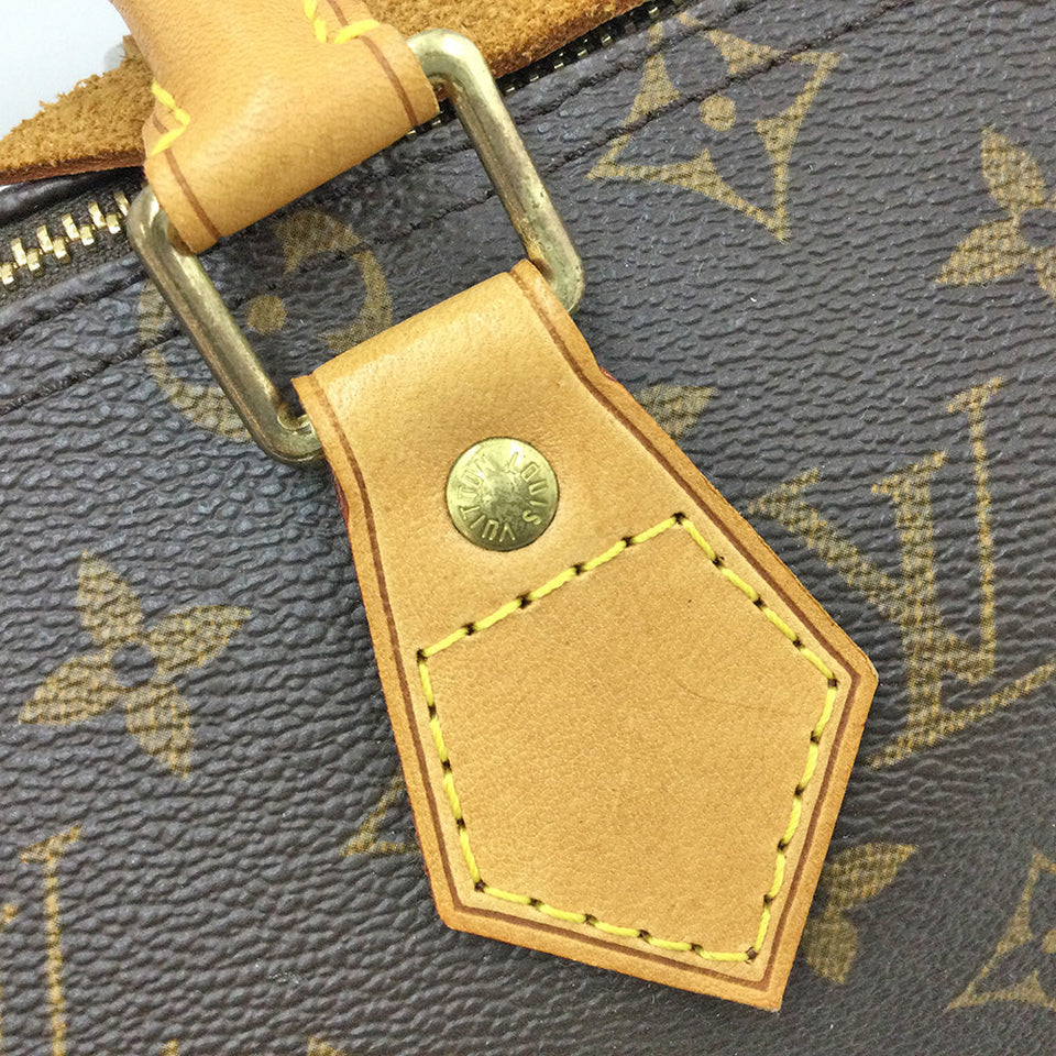 Louis Vuitton Speedy 25 Monogram Brown Boston Bag