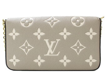 Louis Vuitton Pochette Felicie Monogram Empreinte Leather Handbag