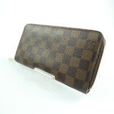 Louis Vuitton Damier Round Zipper Long Wallet
