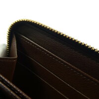 Louis Vuitton Damier Round Zipper Long Wallet