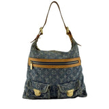 Louis Vuitton Monogram Denim Baggy GM Shoulder Bag