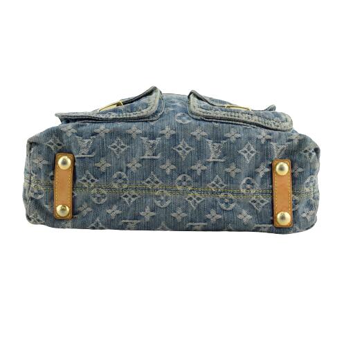 Louis Vuitton Monogram Denim Baggy GM Shoulder Bag