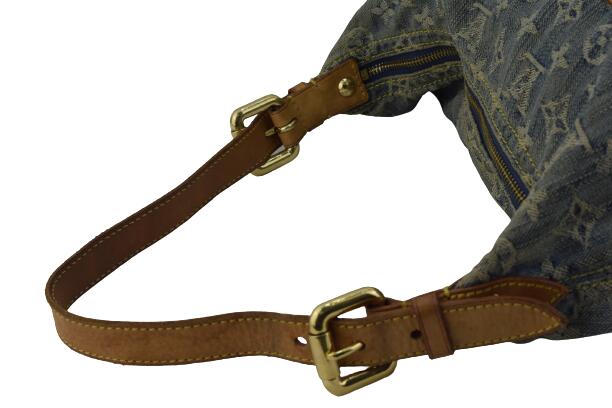 Louis Vuitton Monogram Denim Baggy GM Shoulder Bag