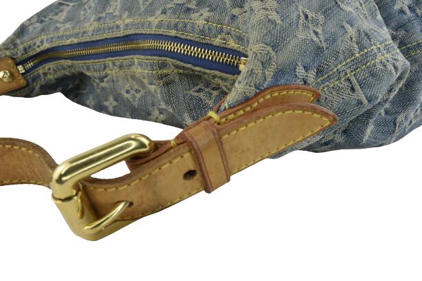Louis Vuitton Monogram Denim Baggy GM Shoulder Bag