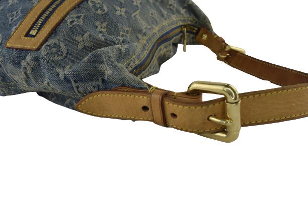 Louis Vuitton Monogram Denim Baggy GM Shoulder Bag