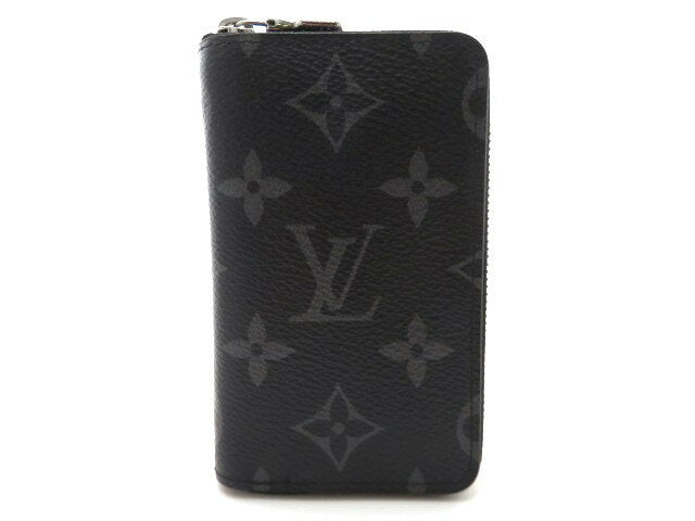 Louis Vuitton Zippy Coin Purse Vertical Monogram Eclipse