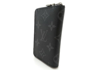 Louis Vuitton Zippy Coin Purse Vertical Monogram Eclipse