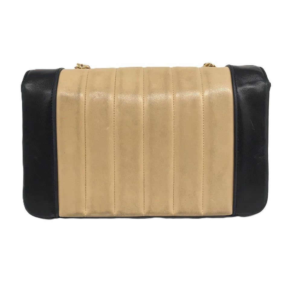 Chanel Lambskin Mademoiselle Matelasse Shoulder Bag