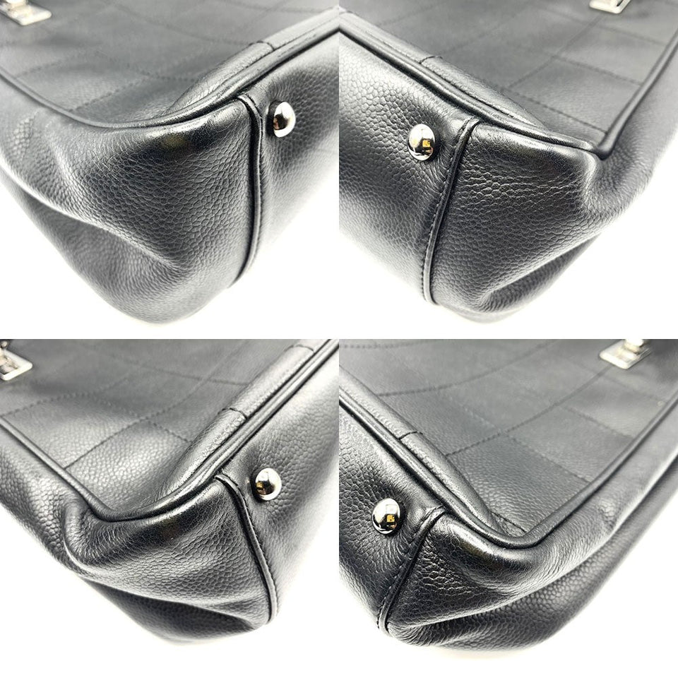 Chanel Caviar Skin Tote Bag Black