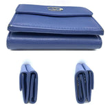 Chanel Leather Lucky Flower Tri-Fold Wallet