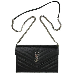 Saint Laurent- 2WAY Leather Chain Shoulder Bag