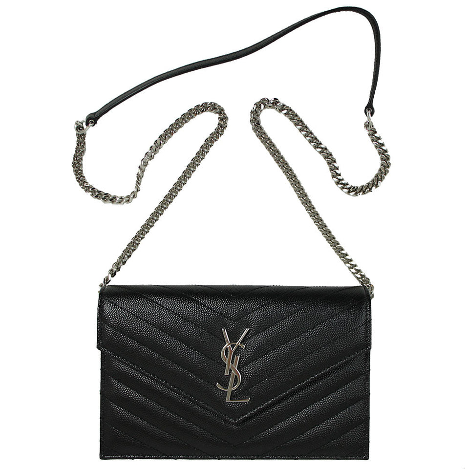 Saint Laurent- 2WAY Leather Chain Shoulder Bag