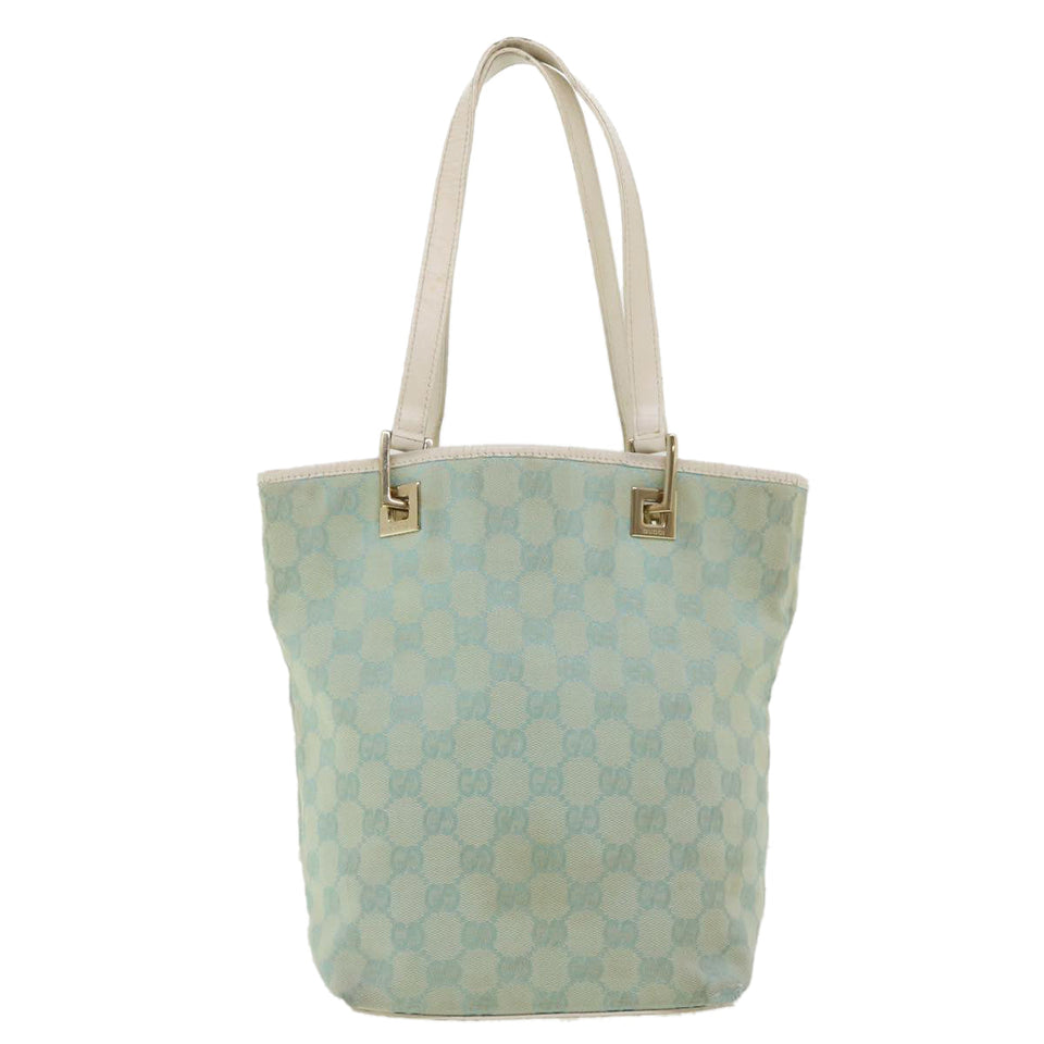 Gucci GG Canvas Shoulder Bag Light Blue 0021099 001998 34957
