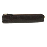 Gucci Guccissima Pen Case Leather Dark Brown 256579 jk3028
