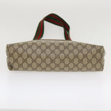Gucci Web Sherry Line GG Canvas Tote Bag PVC Leather Beige Green Red jk3040