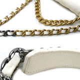 Chanel 19 Chain Shoulder Bag White