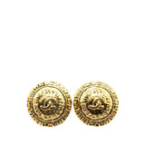 Chanel Gold-Plated Coco Mark Earrings