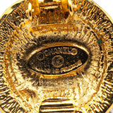 Chanel Gold-Plated Coco Mark Earrings