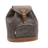 Louis Vuitton Monogram Montsouris PM Backpack LV Auth ki1157