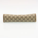 Gucci Web Sherry Line GG Canvas Clutch Bag Beige Red Green ki1633