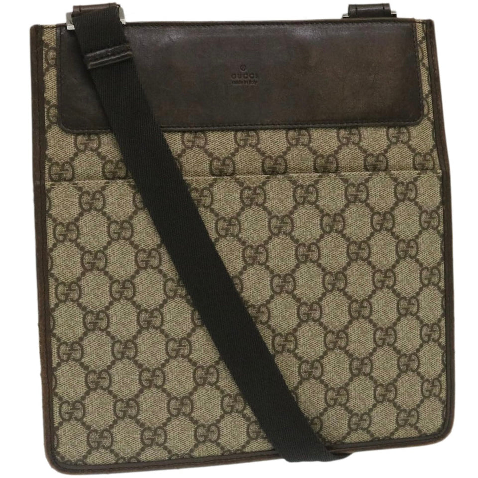Gucci GG Canvas Shoulder Bag Brown Beige ki1760