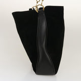 Gucci Bamboo Shoulder Bag Leather Suede Brown ki1821
