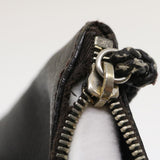 Gucci Clutch Bag Leather Bamboo Brown ki1847