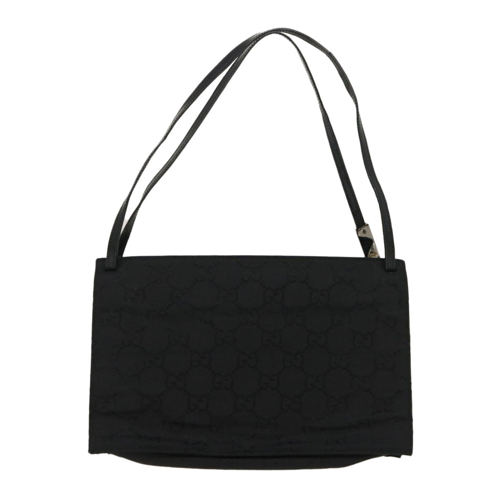 Gucci GG Canvas Tote Bag Nylon Black ki1925