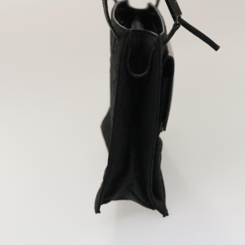Gucci GG Canvas Tote Bag Nylon Black ki1925