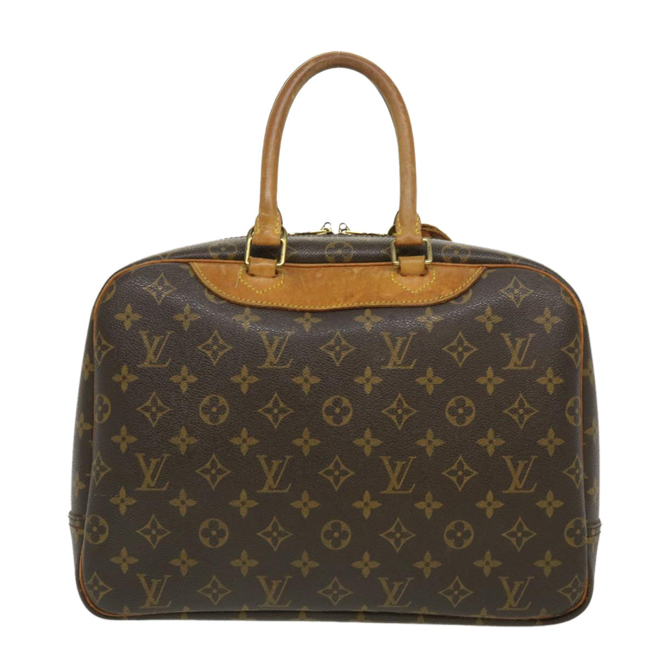 Louis Vuitton Monogram Deauville Hand Bag LV Auth ki1997
