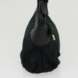 Gucci GG Canvas Web Sherry Line Pouch Black Red Green ki2089A