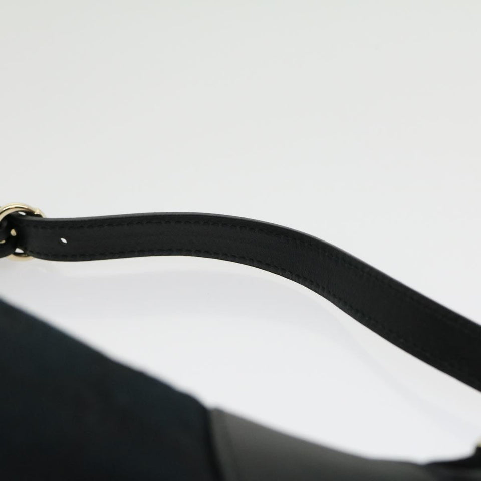 Gucci GG Canvas Web Sherry Line Pouch Black Red Green ki2089A