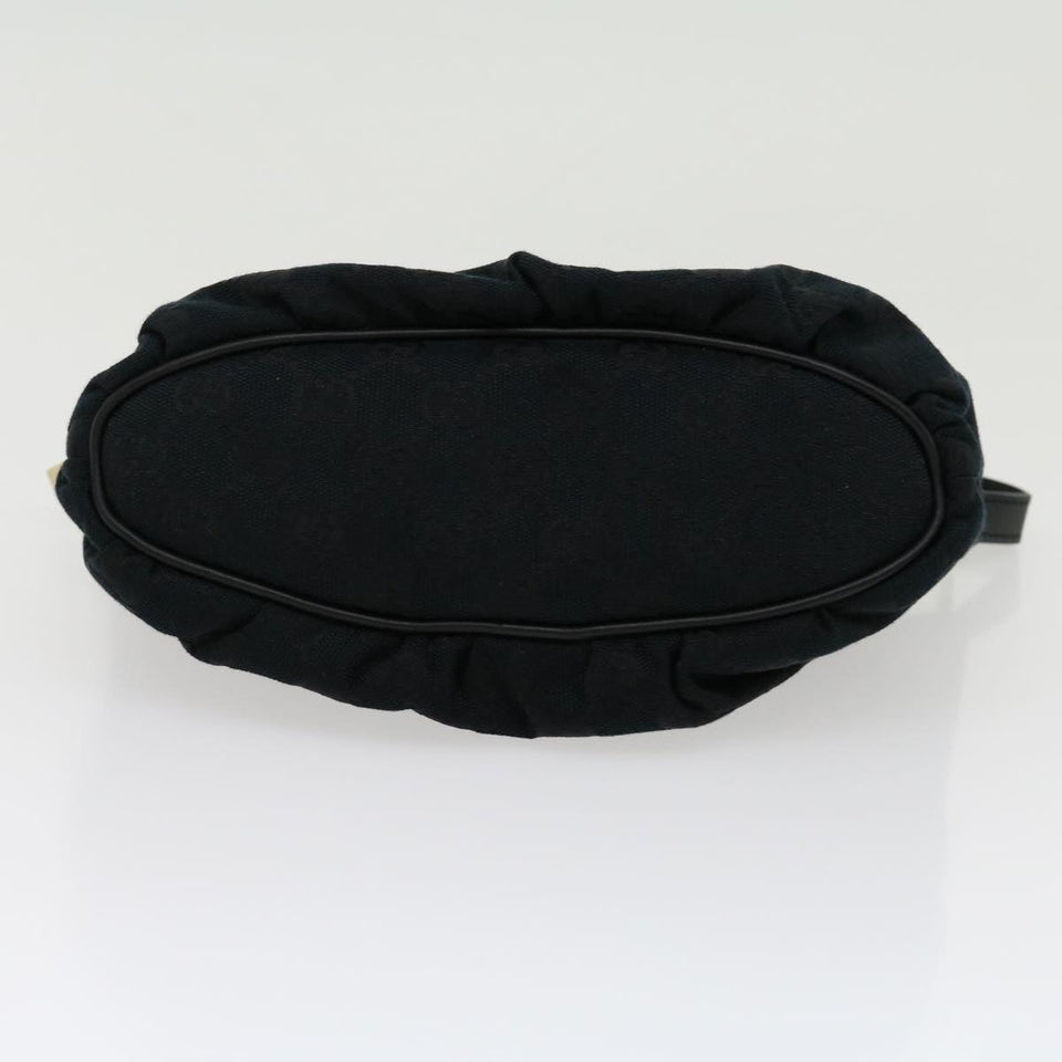Gucci GG Canvas Web Sherry Line Pouch Black Red Green ki2089A