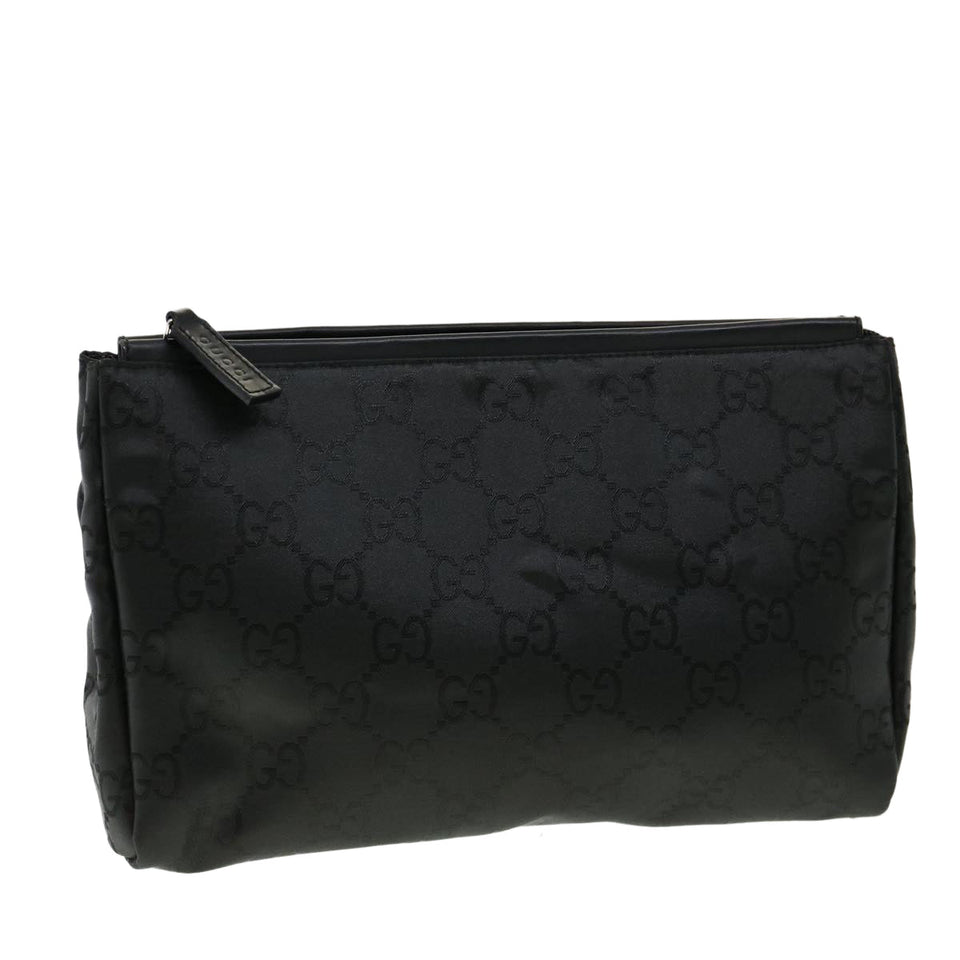 Gucci GG Canvas Clutch Bag Black ki2143
