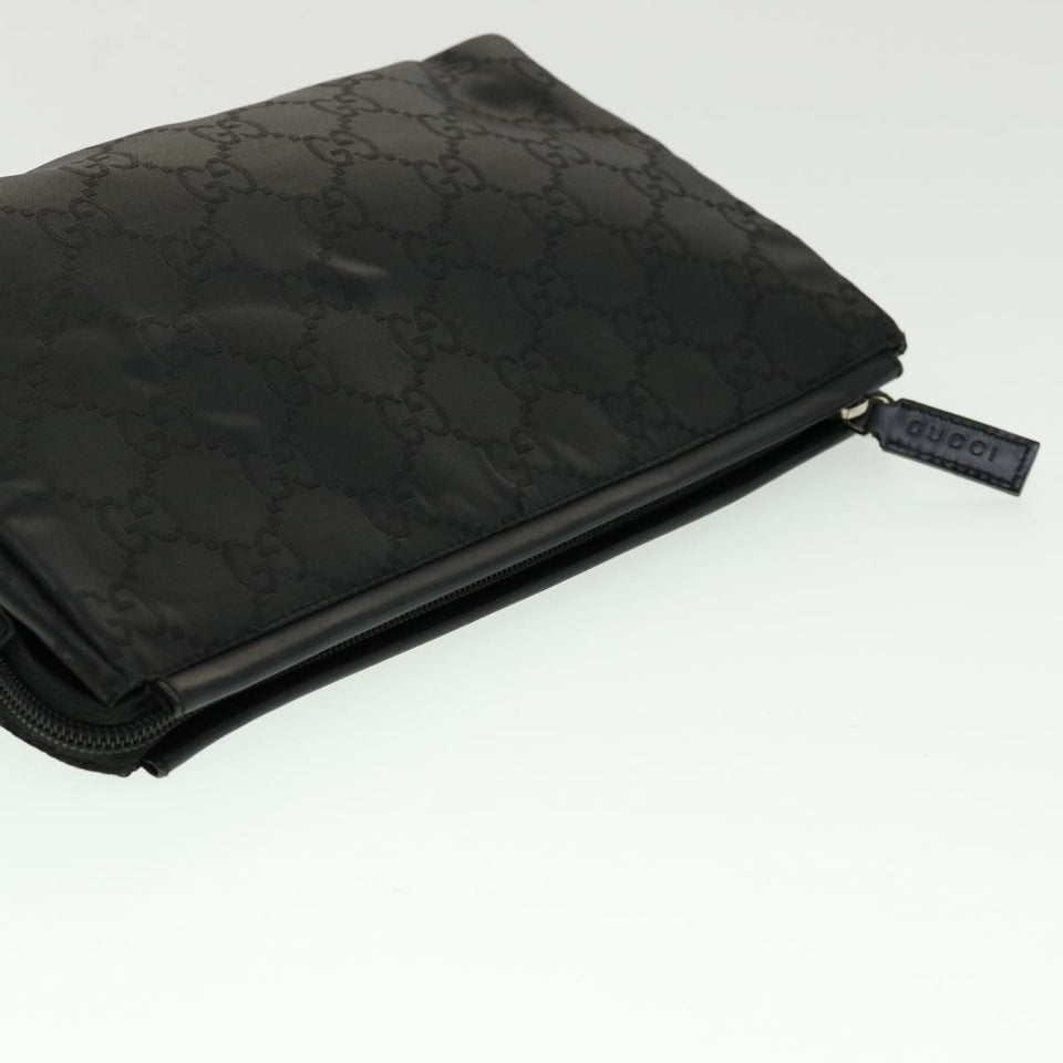 Gucci GG Canvas Clutch Bag Black ki2143