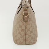 Gucci GG Canvas Hand Bag PVC Leather 2way Beige 353439 ki2174