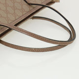 Gucci GG Canvas Hand Bag PVC Leather 2way Beige 353439 ki2174