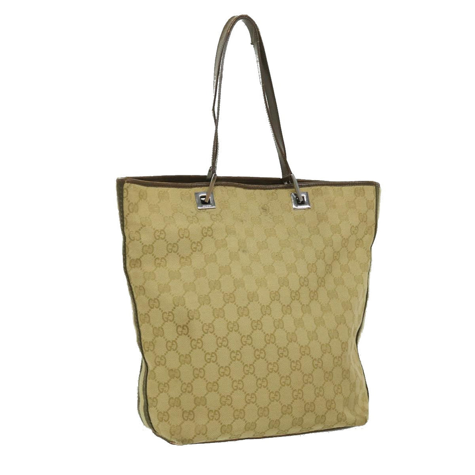 Gucci GG Canvas Tote Bag Beige 312433444 ki2268