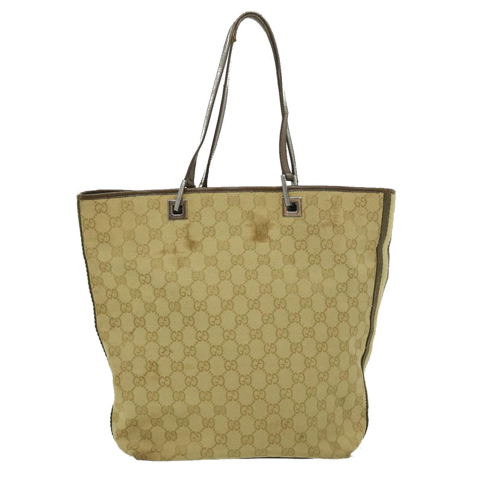 Gucci GG Canvas Tote Bag Beige 312433444 ki2268