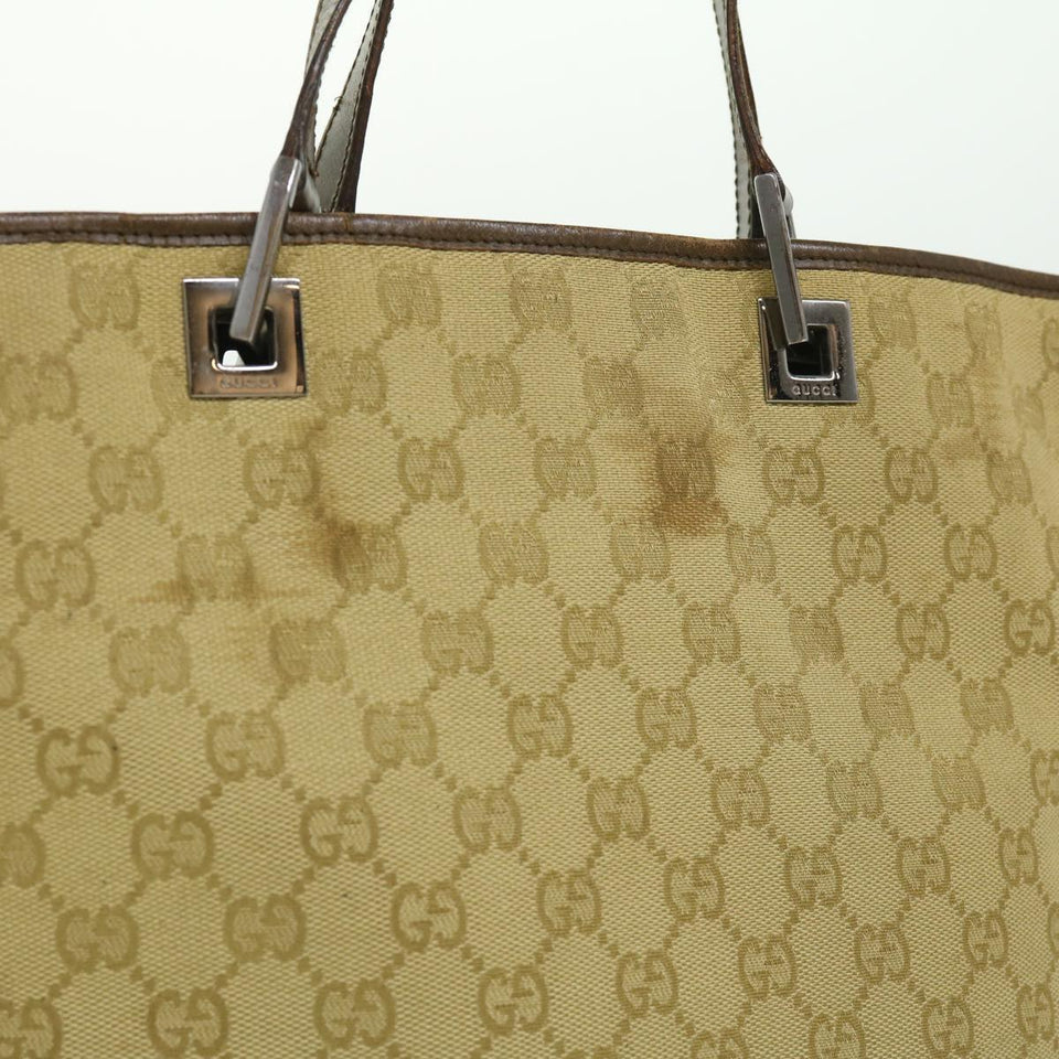 Gucci GG Canvas Tote Bag Beige 312433444 ki2268