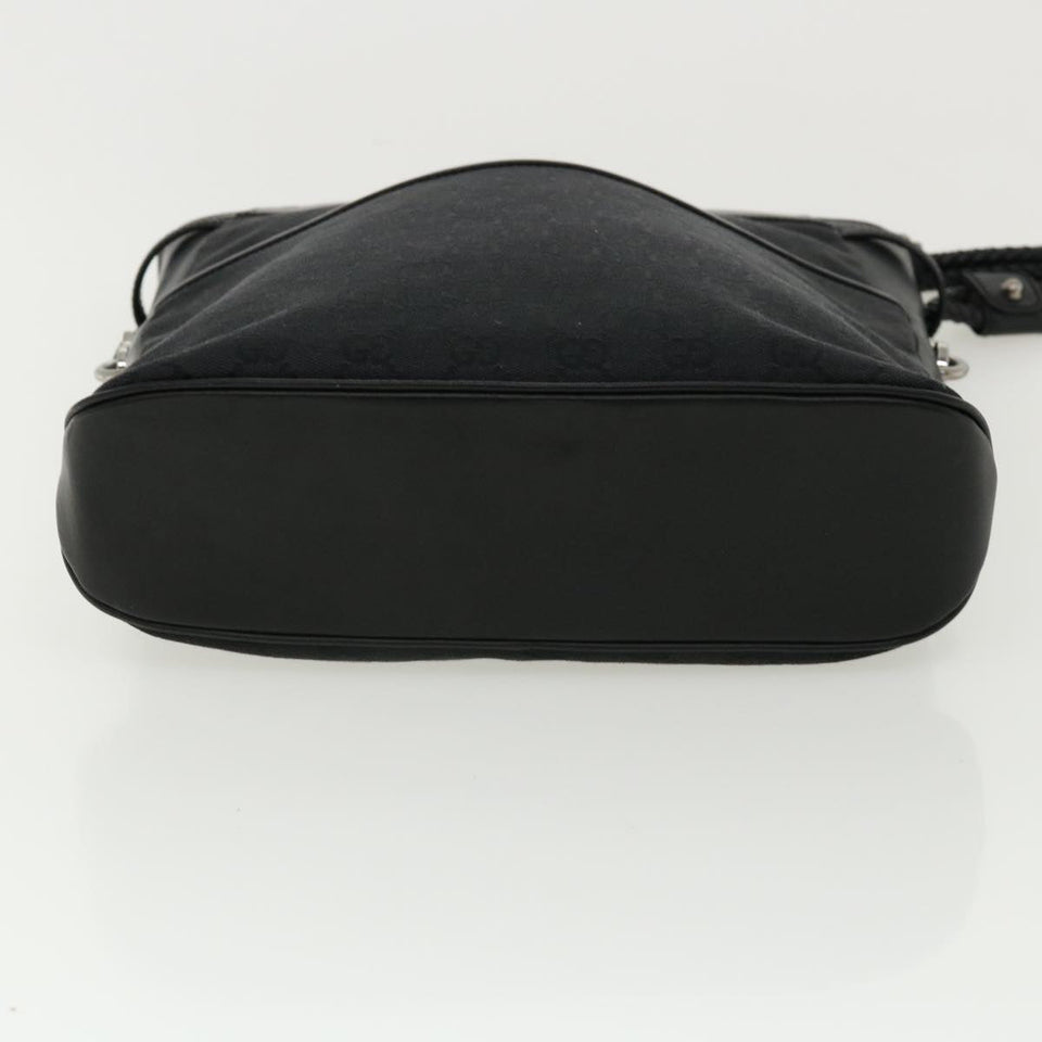 Gucci GG Canvas Shoulder Bag Black 1090972128 ki2297