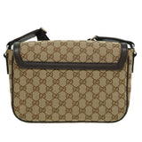 Gucci GG Canvas Shoulder Bag Brown 449172493075 ki2329