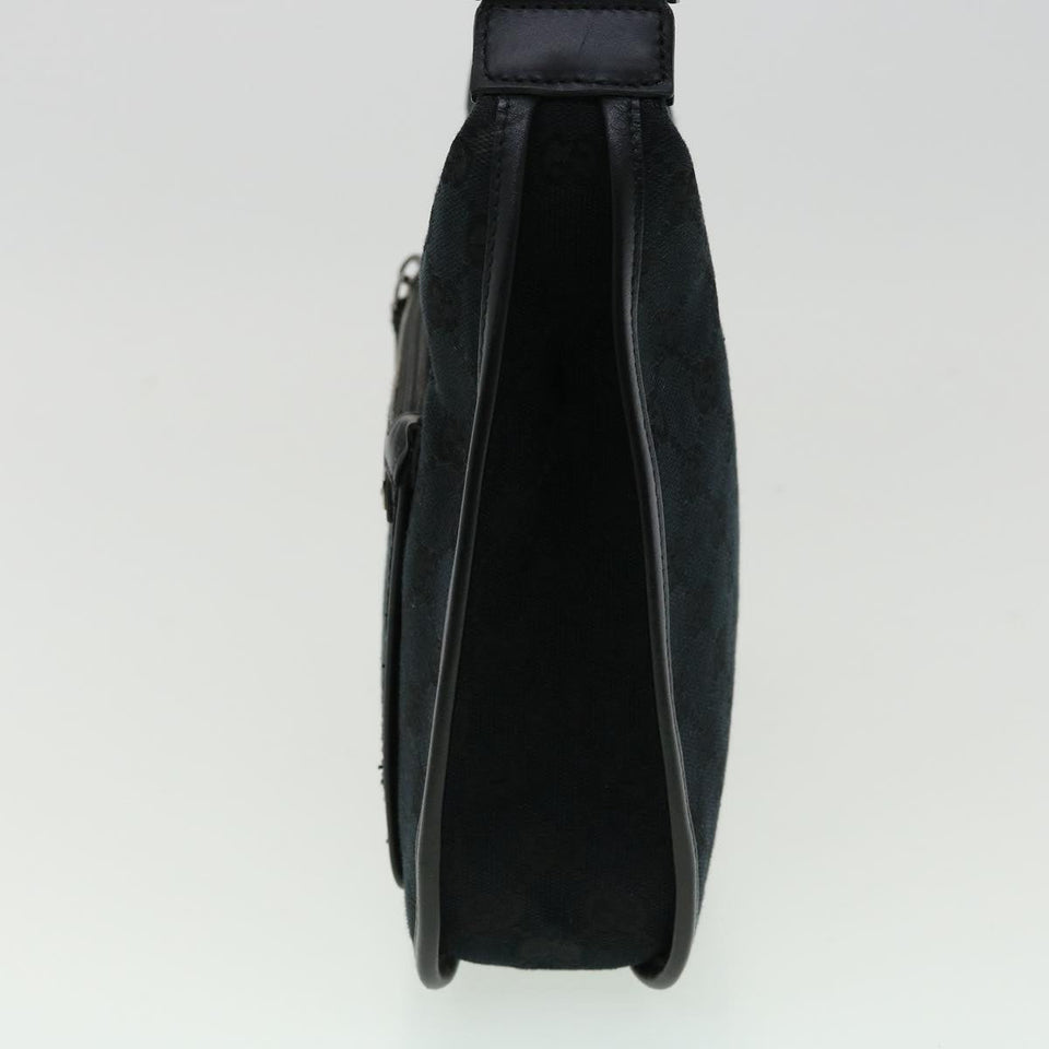 Gucci GG Canvas Shoulder Bag Black 00141981705 ki2330