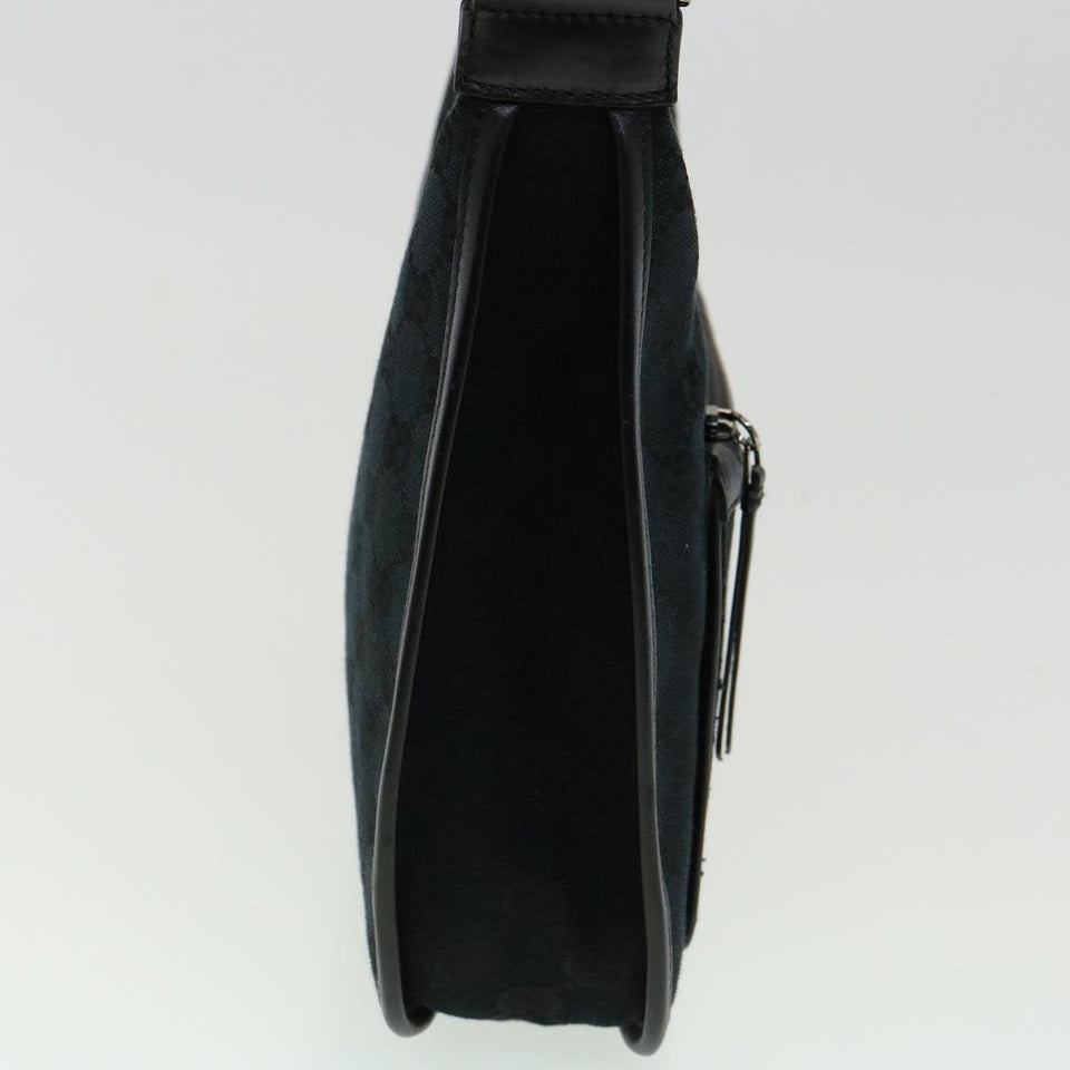 Gucci GG Canvas Shoulder Bag Black 00141981705 ki2330