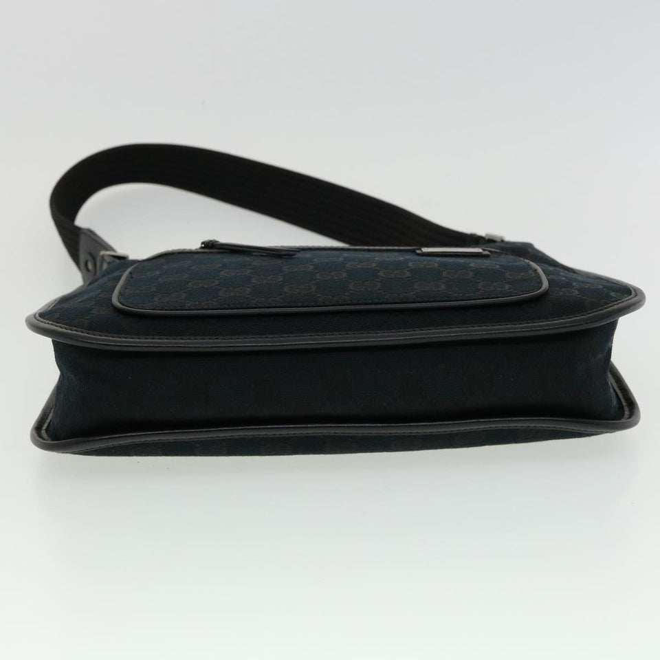 Gucci GG Canvas Shoulder Bag Black 00141981705 ki2330