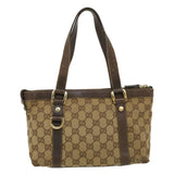 Gucci GG Canvas Hand Bag Beige ki2336