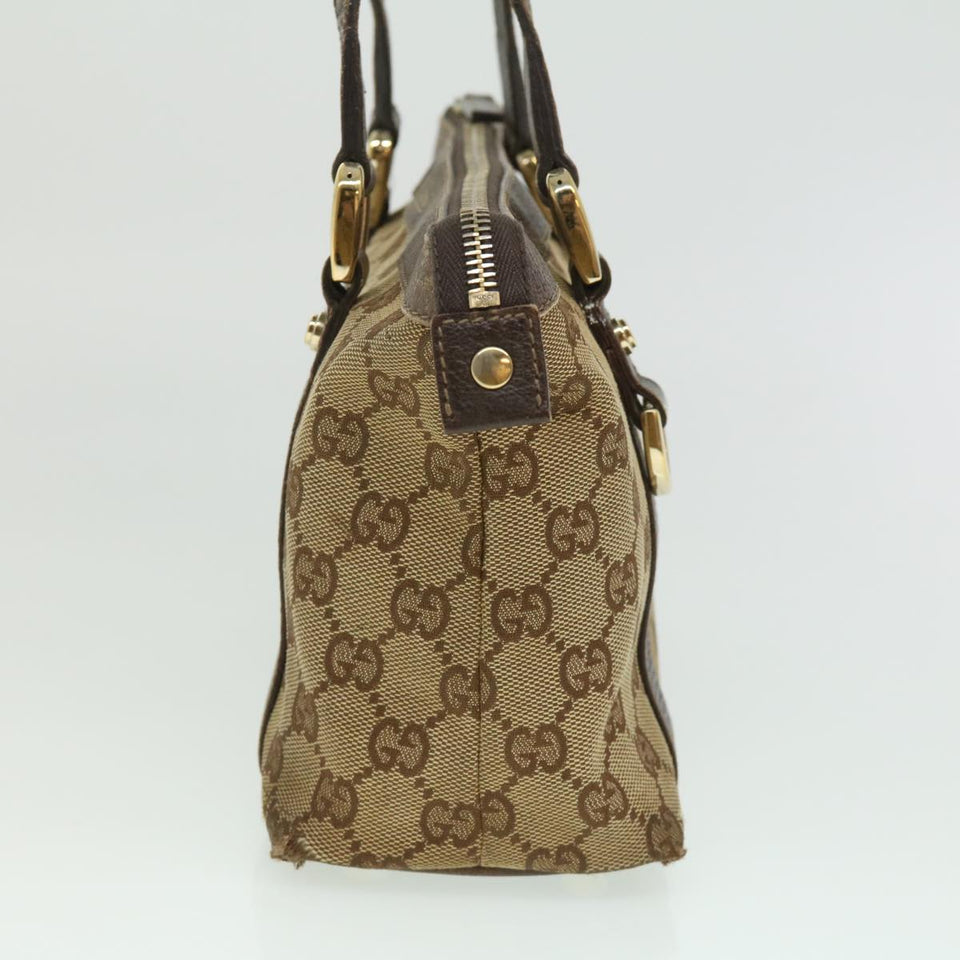 Gucci GG Canvas Hand Bag Beige ki2336
