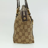 Gucci GG Canvas Hand Bag Beige ki2336